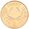1 пенни 1998 года Гернси