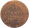 8 торнези 1797 года Неаполь