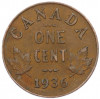 1 цент 1936 года Канада