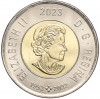 2 доллара 2023 года Канада «100 лет со дня рождения Жан-Поля Риопеля» (Цветное покрытие)