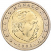 2 евро 2001 года Монако