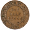 1/2 пенни 1934 года Австралия