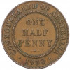 1/2 пенни 1938 года Австралия