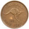 1/2 пенни 1951 года Австралия