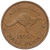 1/2 пенни 1954 года Австралия