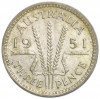 3 пенса 1951 года PL Австралия