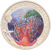 3 евро 2025 года Австрия «Светящаяся морская жизнь — Голожаберный моллюск»