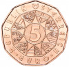 5 евро 2022 года Австрия «Птица счастья»