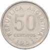 50 сентаво 1953 года Аргентина