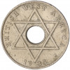 1/2 пении 1935 года Британская Западная Африка