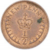 1/2 нового пенса 1971 года Великобритания