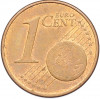 1 евроцент 2002 года D Германия