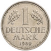 1 марка 1989 года F Западная Германия (ФРГ)