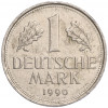 1 марка 1990 года F Западная Германия (ФРГ)