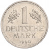 1 марка 1990 года G Западная Германия (ФРГ)