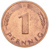 1 пфенниг 1978 года D Западная Германия (ФРГ)
