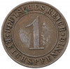 1 рейхспфенниг 1925 года E Германия