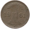 1 рейхспфенниг 1931 года A Германия