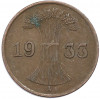 1 рейхспфенниг 1933 года A Германия
