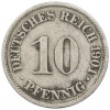 10 пфеннигов 1901 года A Германия