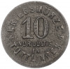 10 пфеннигов 1917 года Германия — город Туттлинген (Нотгельд)