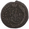 Полушка 1785 года КМ