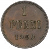 1 пенни 1900 года Русская Финляндия