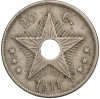 20 сантимов 1911 года Бельгийское Конго