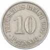 10 пфеннигов 1907 года A Германия