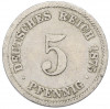 5 пфеннигов 1875 года A Германия