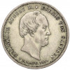 1/6 талера 1854 года Саксония «Смерть Короля Фридриха Августа II»