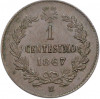 1 чентезимо 1867 года M Италия