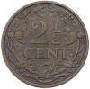 2 1/2 цента 1913 года Нидерланды