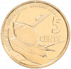 5 центов 2016 года Сейшелы