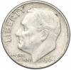 1 дайм (10 центов) 1964 года D США