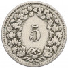 5 раппенов 1906 года Швейцария