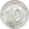 10 пфеннигов 1949 года A Восточная Германия (ГДР)