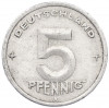 5 пфеннигов 1949 года A Восточная Германия (ГДР)