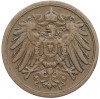 2 пфеннига 1906 года F Германия