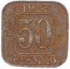 50 пфеннигов 1917 года Германия — город Рауксель (Нотгельд)