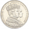 1 талер 1861 года Пруссия «Коронация Вильгельма I и Августы»