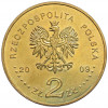2 злотых 2009 года Польша «180 лет центральному банку Польши»