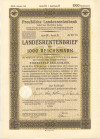 4 1/2% акция (облигация) 1000 рейхсмарок 1935 года Германия