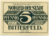 5 пфеннигов 1921 года Германия — Биттерфельд (Нотгельд)