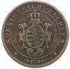 5 пфеннигов 1862 года Саксония