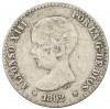 50 сентимо 1892 года Испания