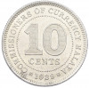 10 центов 1939 года Малайя