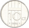 10 центов 1996 года Нидерланды