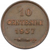 10 чентезимо 1937 года Сан-Марино