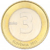 3 евро 2011 года Словения «20 лет независимости Словении»